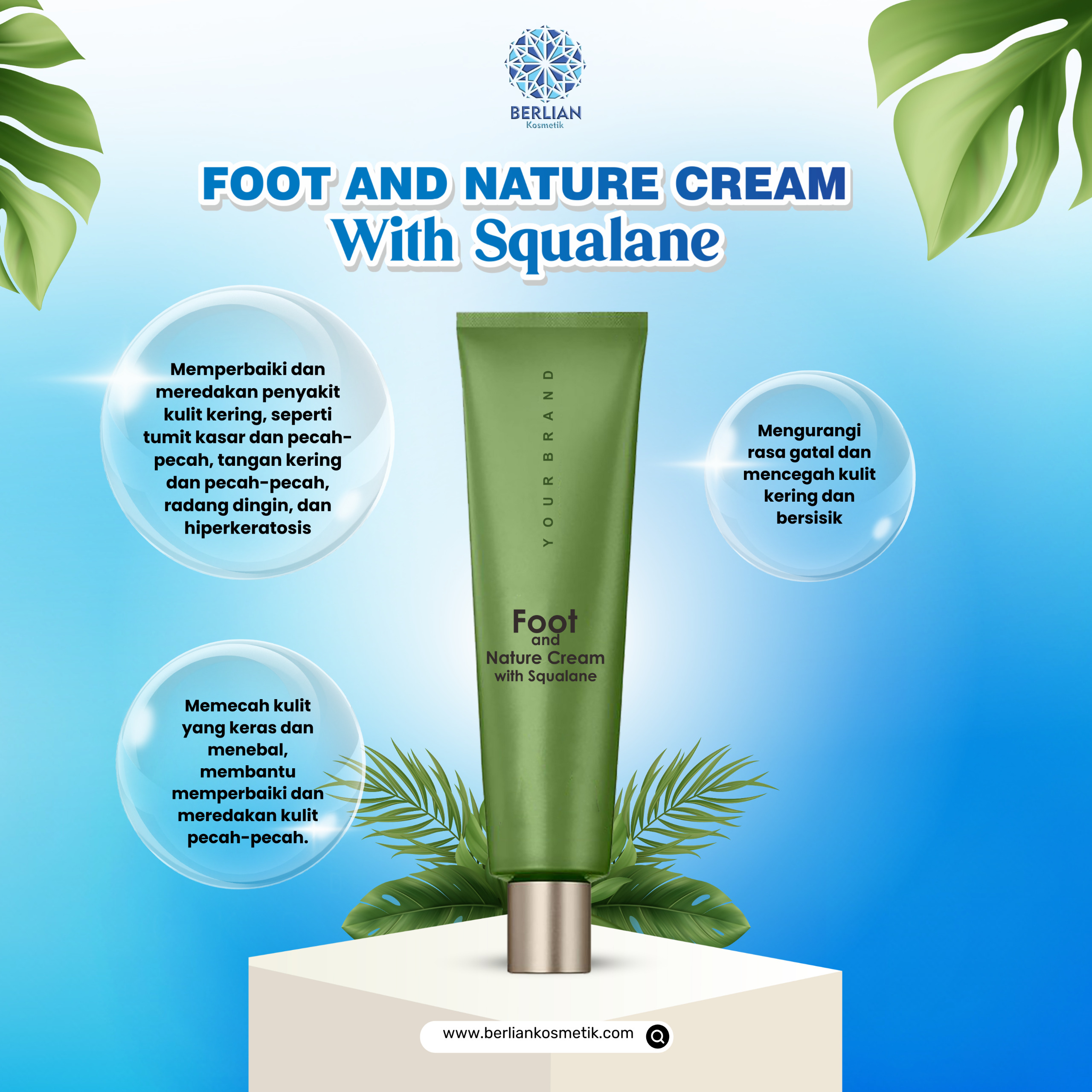 Foot and Nature Cream with Squalane